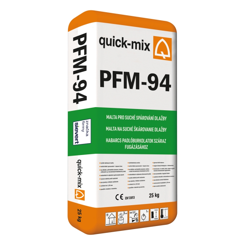 Škárovacia malta PFM-94 25kg quick-mix